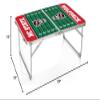 PICNIC TIME NCAA NC State Wolfpack Concert Mini Portable Table, Small Folding Table, Mini Picnic Table, (Charcoal Wood Grain) view 3
