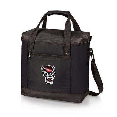 Picnic TIME NCAA NC State Wolfpack Montero Tote Cooler Bag, Soft Cooler Bag, Picnic Tote, (Black)