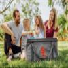 Picnic TIME NCAA USC Trojans 64 Can Collapsible Insulated Cooler, (Heathered Gray) view 3