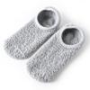 Bevigorio Slipper Socks for Women with Grippers Non Slip Fuzzy Socks with Grips Womens Grippy Grip Hospital Home Gifts 3pairs blackgreymix view 3