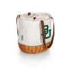 PICNIC TIME NCAA Baylor Bears Coronado Canvas and Willow Basket Tote, Picnic Tote Bag, Beach Tote, (Beige Canvas) view 3