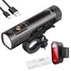 Gift Bundle: Fenix BC26R 1600 Lumen Rechargeable Bike Light with BC05R V2.0 Bike Safety Taillight, with Lumentac Organizer view 1
