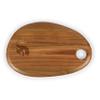 PICNIC TIME NCAA USC Trojans Pebble Shaped Acacia Serving Board 15" x 10", (Natural Acacia) view 1