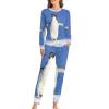 Penguin Women Pajamas Sets Long Sleeve Sleepwear Soft Nightwear 2 Piece Pjs Loungewear XL view 1