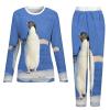 Penguin Women Pajamas Sets Long Sleeve Sleepwear Soft Nightwear 2 Piece Pjs Loungewear XL view 3