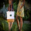 PICNIC TIME NCAA Florida Gators Coronado Canvas and Willow Basket Tote, Picnic Tote Bag, Beach Tote, (Beige Canvas) view 2