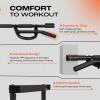 Yes4All Door Pull Up Bar, Heavy Duty Hanging Bar, Pull Up Bar for Doorway, Supports up to 300 lb, Multi-Grip Foam Handles, Fits 30" to 38" Door Frames, Easy Installation for Home Gym Use, Black view 3