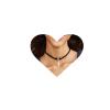 Allereyae Vintage Layered Leather Choker Necklace Silver Feather Pendant Necklace Choker Black Short Velvet Necklace Geometric Circle Choker Necklace for Women view 1
