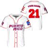 ThuhaTree Store Personalized Name & Number Sports Puerto Rico AOP Baseball Jersey Unisex XS-5XL (Style 00 view 1