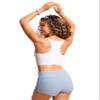 CRZ YOGA Women's Bikini Tops High Neck Swimsuit Racerback Padded Bathing Suit Sexy Swimwear White Large view 2