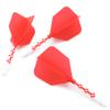 CUESOUL ROST T19 Integrated Dart Shaft and Flights 33mm Red Big Wing Shape-Say Goodbye to Falling Dart Flight view 3