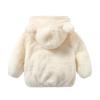 Newborn Infant Baby Boy Girl Fleece Jacket Winter Clothes Hooded Coat Tops with Bear Ears Boys (Beige, 18-24 Months) view 2