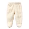 Newborn Infant Baby Boy Girl Fleece Jacket Winter Clothes Hooded Coat Tops with Bear Ears Boys (Beige, 18-24 Months) view 3