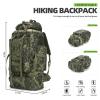 KXBUNQD 100L Hiking Camping Backpack Tactical Backpack for Men Large Survival Hunting Waterproof Backpack Molle Rucksack Military Camping Backpacking Daypack view 4