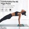 Feetlu Cushioned Yoga Knee Pad  24 x 12 x 1/2 Extra-Thick Support for Workouts, Standing, and Kneeling Tasks (GRN) view 4