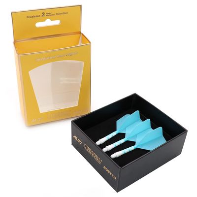 CUESOUL ROST T19 Integrated Dart Shaft and Flights 28mm Blue Big Wing Shape-Say Goodbye to Falling Dart Flight