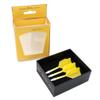 CUESOUL ROST T19 Integrated Dart Shaft and Flights 33mm Yellow Big Wing Shape-Say Goodbye to Falling Dart Flight