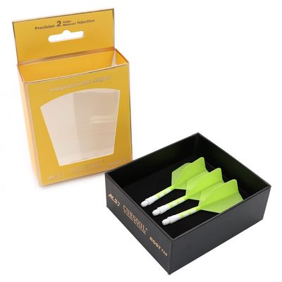 CUESOUL ROST T19 Integrated Dart Shaft and Flights 28mm Green Big Wing Shape-Say Goodbye to Falling Dart Flight
