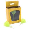 CUESOUL ROST T19 Integrated Dart Shaft and Flights 28mm Green Big Wing Shape-Say Goodbye to Falling Dart Flight view 4