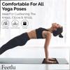 Feetlu Cushioned Yoga Knee Pad  24 x 12 x 1/2 Extra-Thick Support for Workouts, Standing, and Kneeling Tasks (BLK) view 4