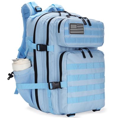KXBUNQD Military 45L Tactical Assault Backpack 3 day assault pack with Molle Waterproof backpack Rucksack for Tactical Backpacks