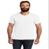 Allmade Unisex Tri-Blend V-Neck T-Shirt, Fairly White, XX-Large view 1
