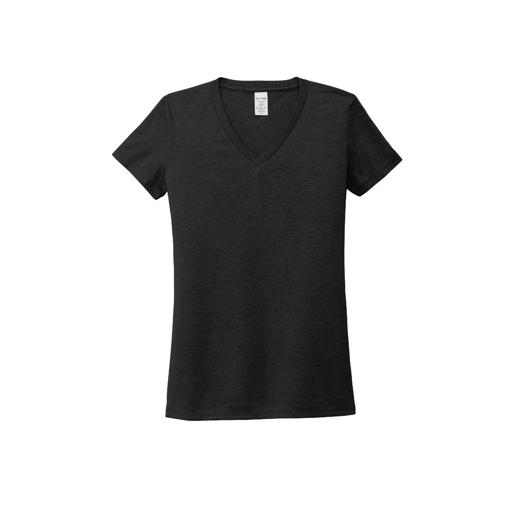Allmade Women's Tri-Blend Short-Sleeve V-Neck T-Shirt