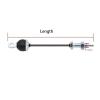 Home Gym Replacement Cables, 39-236 Inches, LAT Pulldown Cable for Fitness Cable Pulley Machine with Screw and Stopper Ball (Size : 196inch) view 4