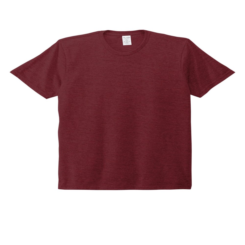 Allmade Unisex Tri-Blend T-Shirt, Vino Red, Medium