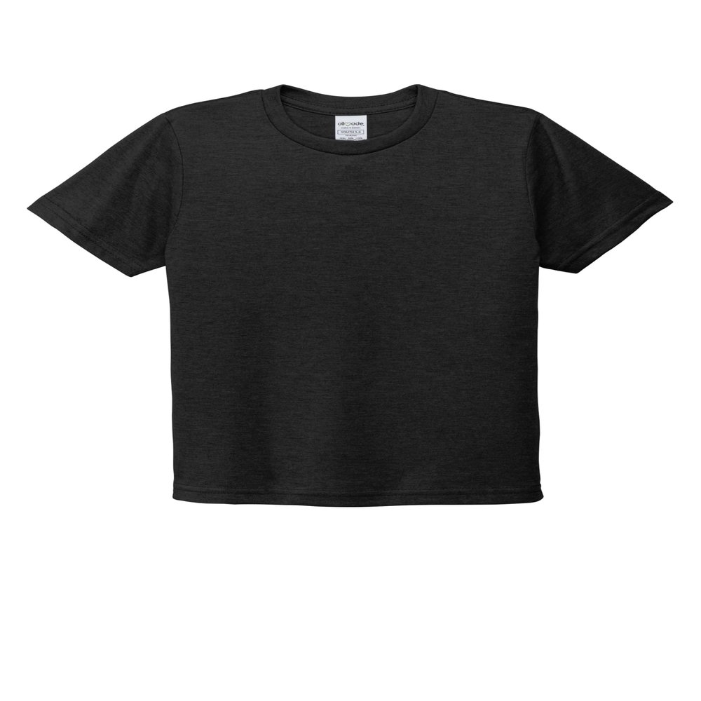 Allmade Youth Tri-Blend T-Shirt, Space Black, Large