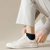 MAGIARTE Womens Ankle Socks Soft Pure Cotton Athletic Casual Single Color Low Cut Socks for Women 3-Pack (#L-Black) view 2