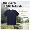 Allmade Youth Tri-Blend T-Shirt, Night Sky Navy, Small view 3