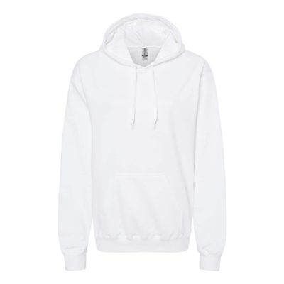 Gildan Mens Softstyle Hooded Sweatshirt, S, White