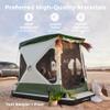 ACACIA Space Camping Tent, 2-3 Person Pop Up Tent for Camping with 6'10'' Height, 1 Door, 8 Windows, Waterproof Easy Setup Instant Hub Tent with Removable Rainfly, Footprint for Car Camping, Glamping view 4