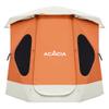 ACACIA Space Tent, 2 to 3 Person Pop Up Camping Tent with 8 Windows and Footprint, Waterproof Windproof Easy Setup Hub Tent for Family Camping, Hiking and Glamping, Persimmon view 1