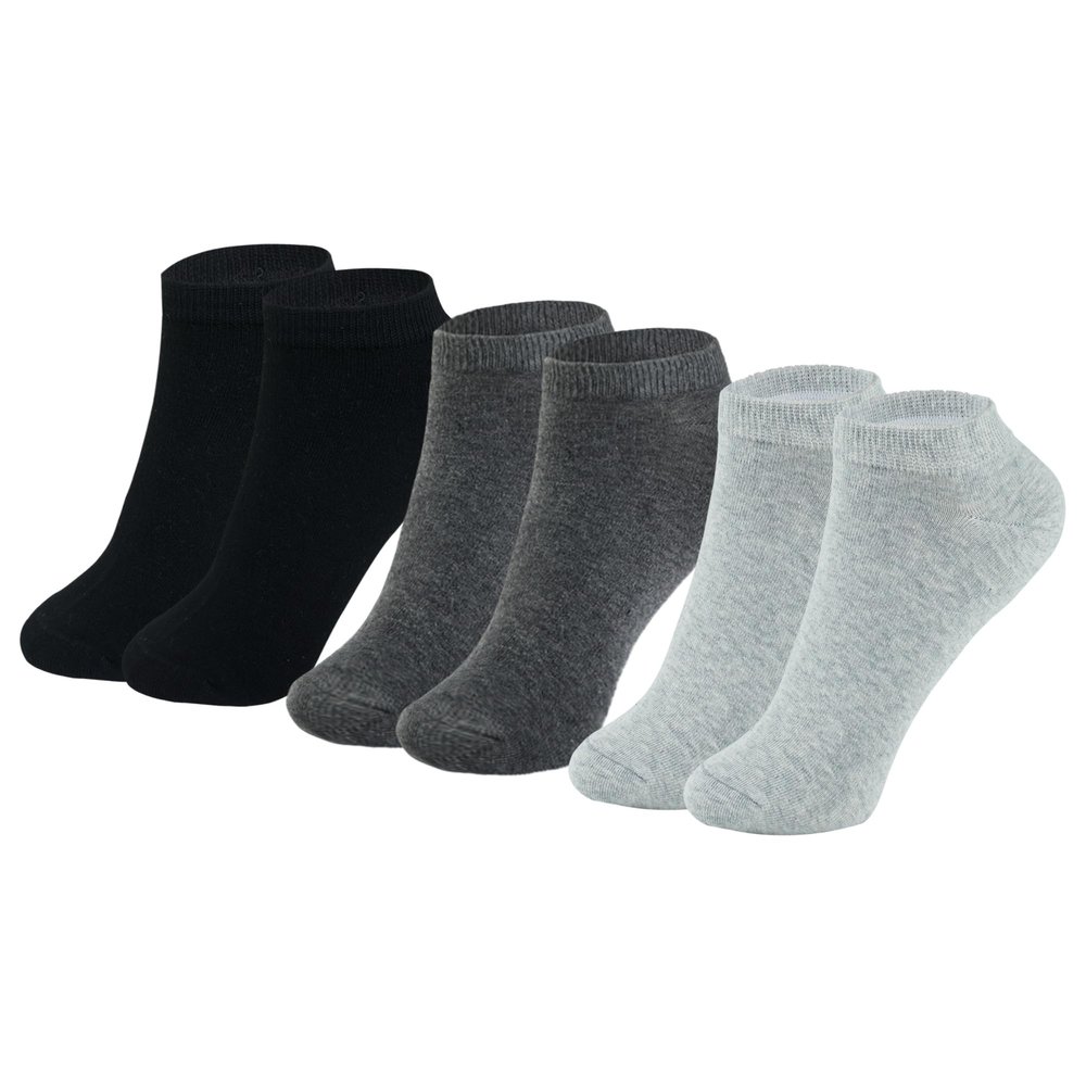 MAGIARTE Womens Ankle Socks Soft Pure Cotton Athletic Casual Multi Color Low Cut Socks for women 3-Pack (color#06L)