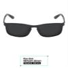 Galvanic Replacement Lenses for Ray-Ban RB4264 58mm Sunglasses - Ice + Black Polarized - Combo Pack view 2