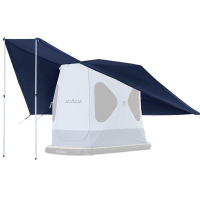 ACACIA Canopy 2-3 Person for Space Acacia Camping System, PU2000 Waterproof Camping Tarp for 4 Season Camping, UPF50+ Sunproof Tent Tarp with 2 Telescoping Poles, Carry Bag, Star Night