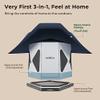 ACACIA Canopy 2-3 Person for Space Acacia Camping System, PU2000 Waterproof Camping Tarp for 4 Season Camping, UPF50+ Sunproof Tent Tarp with 2 Telescoping Poles, Carry Bag, Star Night view 2