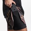 DIYUME 3 in 1 Men's Training Yoga Shorts with Pocket to Hold Phone Earphone and Towel, Camo XX-Large view 4
