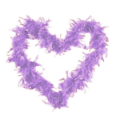 1st Choice Feather Boa Colorful Chandelle Feather Boa 66ft Women Turkey Feather Boas for Party, Costume (Purple)
