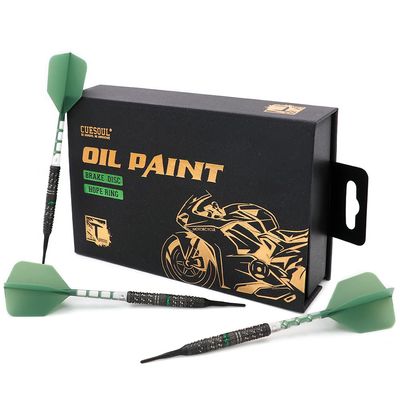 CUESOUL Brake DISC 19g Soft Tip 90% Tungsten Dart Set with ROST T19 Flight