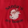 MoZiKQin Toddler Baby Christmas Outfit Girl Boy Crewneck Sweatshirt Letter Print Long Sleeve Sweater Shirt Fall Clothes (Santa's My Homie-Red,12-18 Months) view 4