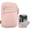 FINPAC Concealed Carry Gun Pouch, Soft Pistol Case Fanny Pack Waist Belt Firearm Bag with Holster for Handgun, Air Gun, Men, Women (Rose Gold) view 1