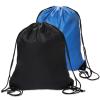 2PCS Drawstring Bags PE Bags Drawstring Gym Bag Black Draw String Bags Drawstring Backpack for Sports, Gym, Travel, Swimming, Beach view 1