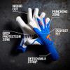 T1TAN Alien Gravity Blue 2.0 - Soccer Goalie Gloves - Mixed Cut and 4mm Gecko Grip - Size 11 view 2