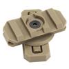 2Pcs Rotation 360 Degrees Helmet Side Rail Mount Adapter Adjustable ARC Guide for 19mm Picany Slot Tactical Fast Helmet Accessories (Tan) view 2