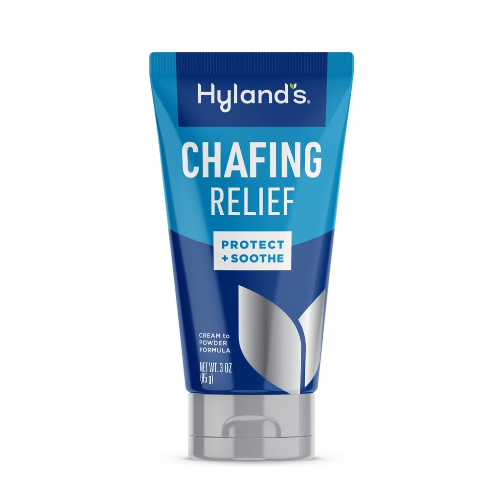 Hylands Chafing Relief Cream: Anti Chafe Cream-to-Powder to Prevent Chafing & Soothe Irritated Skin for Men and Women - 3 oz