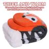 FNOVCO Kids Slipper Socks Boys Girls Fuzzy Soft Thick Cozy Warm Fleece lined Winter Indoor Christmas Socks (2-4T, Fox) view 2