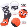 FNOVCO Kids Slipper Socks Boys Girls Fuzzy Soft Thick Cozy Warm Fleece lined Winter Indoor Christmas Socks (2-4T, Fox) view 4